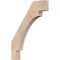 Ekena Millwork 3 1/2"W x 26"D x 34"H Merced Smooth Knee Brace, Douglas Fir BRC04X26X34MRC00SDF - alternate 1